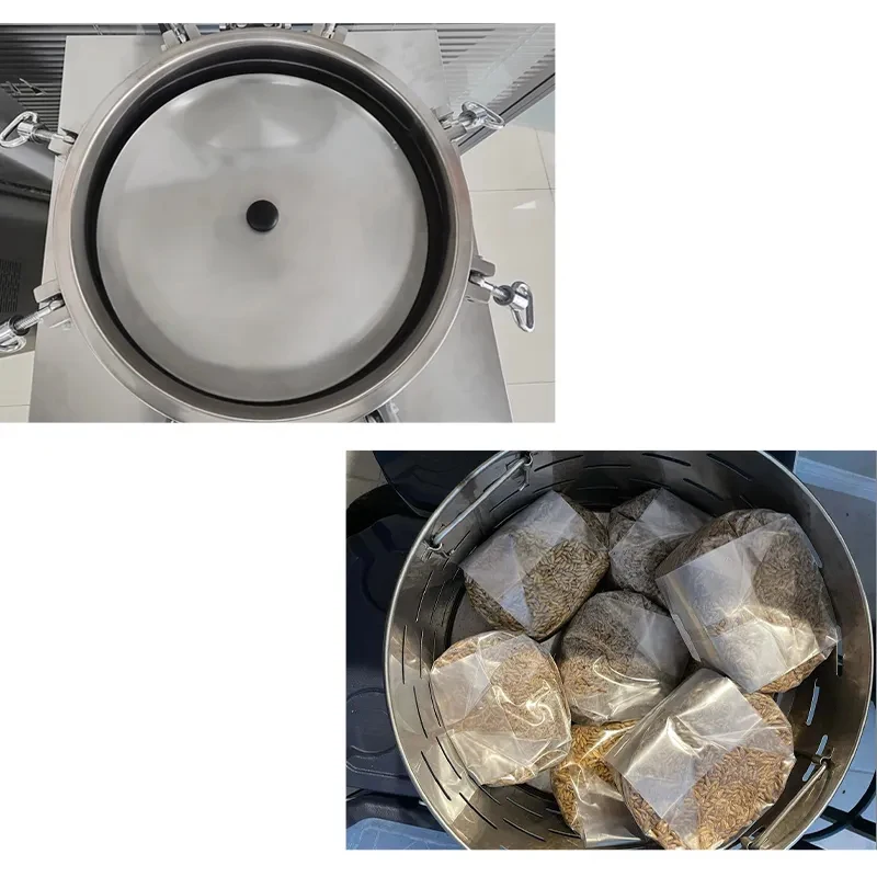 Mushroom cultivation machine mushroom autoclave substrate sterilizing machine