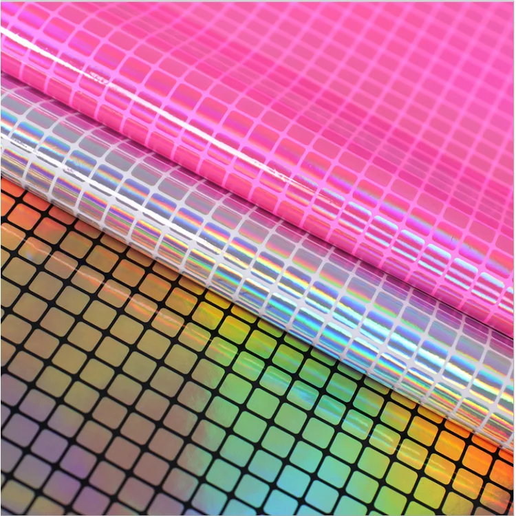 Лучшее качество Глянцевая искусственная кожа Радуга Кожа металлик pu для мебели/детская обувь/Женская