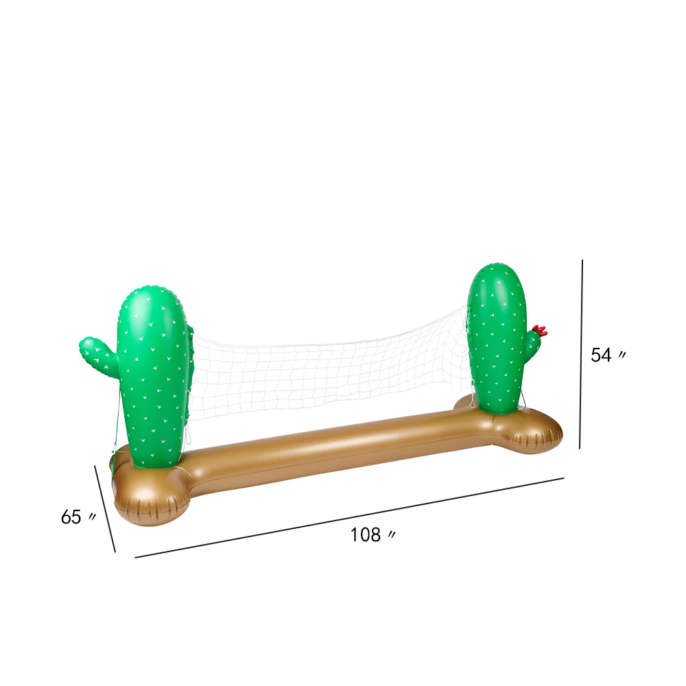 Hot Summer Inflatable Water Pool Toy Float Volleyball Game Court Set for Sale