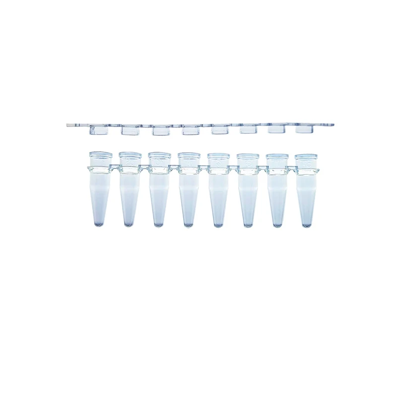 Пластиковые 8 полосок 0 2 мл ПЦР-трубки лабораторная