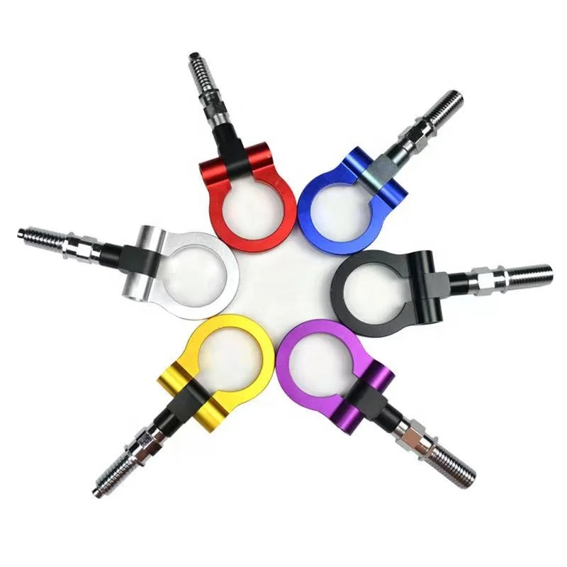 jdm aluminum front tow hook bumper neochrome tow hook universal for toyota honda nissia mazeda car