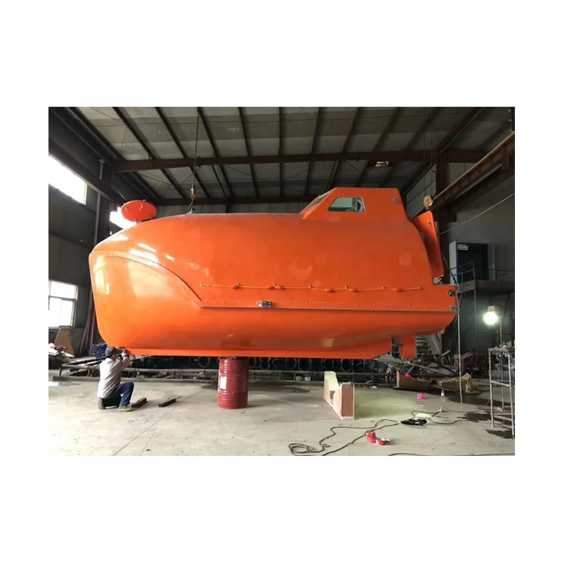 Стекловолокно корабль морской FRP Solas спасательная лодка одобрено Rmrs 20 человек свободно падают спасательные лодки с Davit