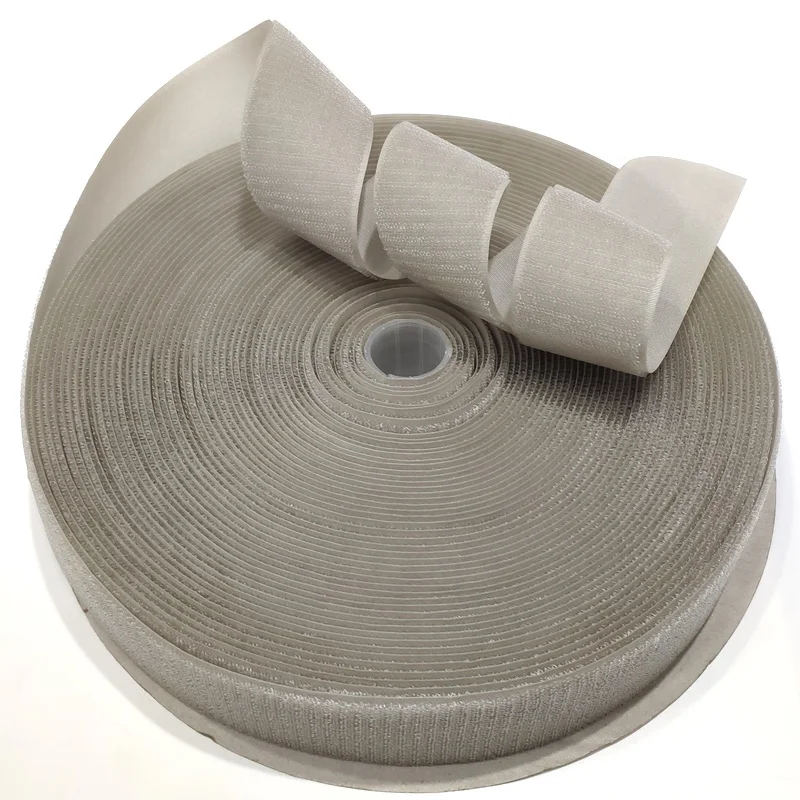 Высококачественный нейлоновый крючок и петля цвета хаки волшебная лента аксессуары для современной одежды и сумки для камеры 50 мм