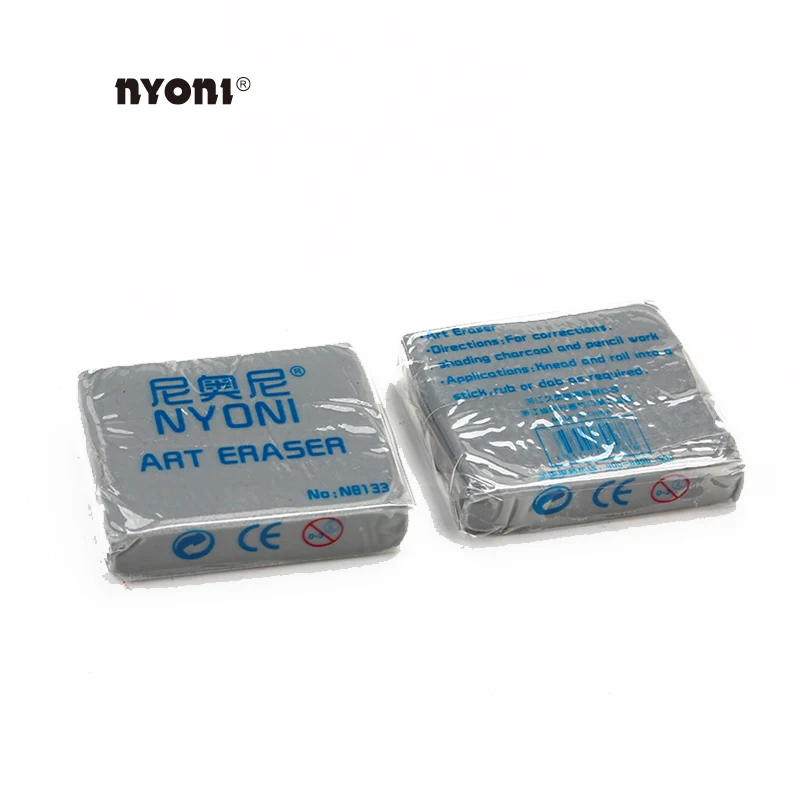 
Nyoni N8133 Plastic Rubber Kneaded Eraser White Pencil Shape Eraser 