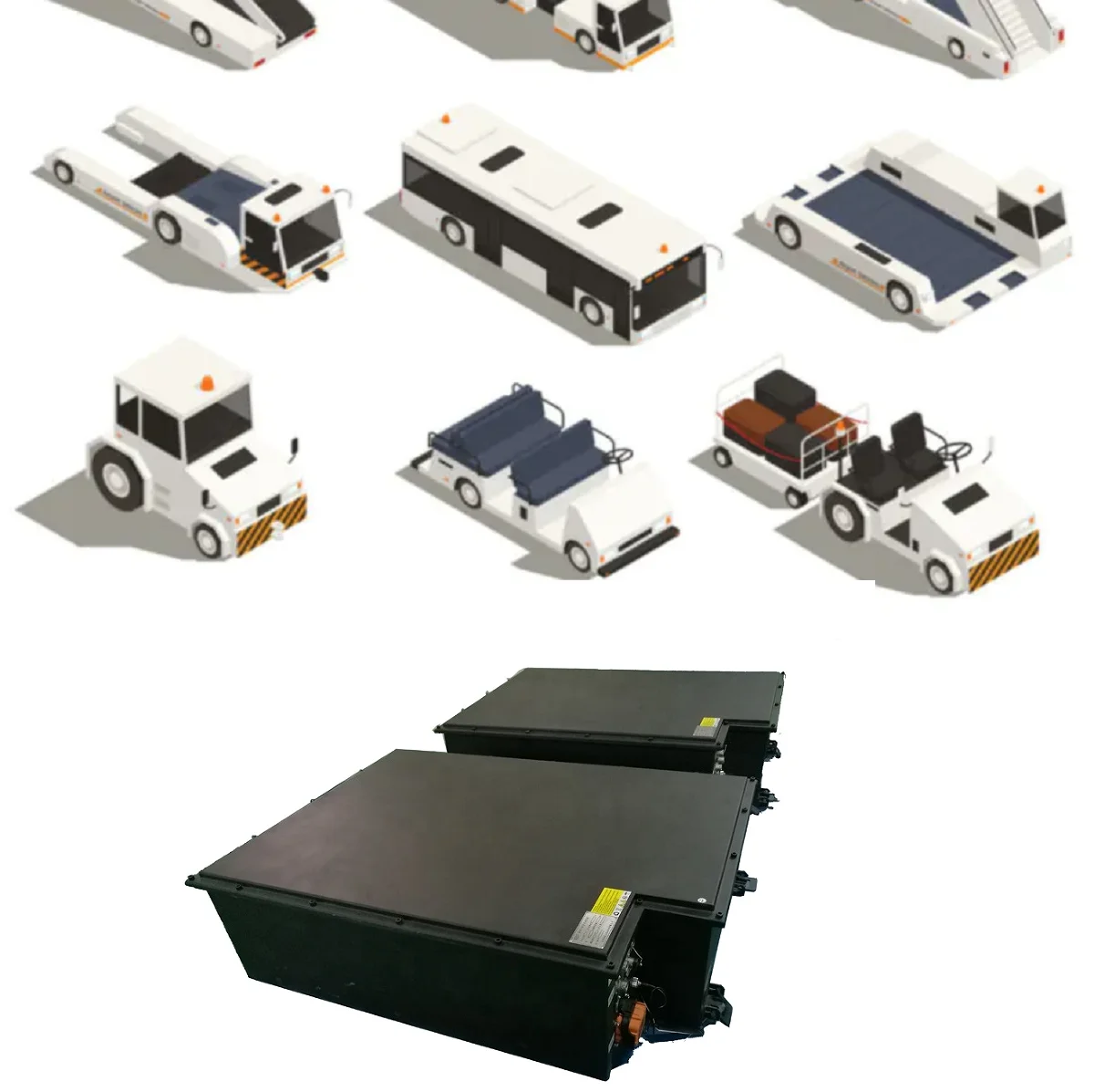 153V 600v 650v 60kwh 120kwh EV Battery Pack for Trailer 614V 100AH 200AH Lithium Battery Pack for Electric Shovel