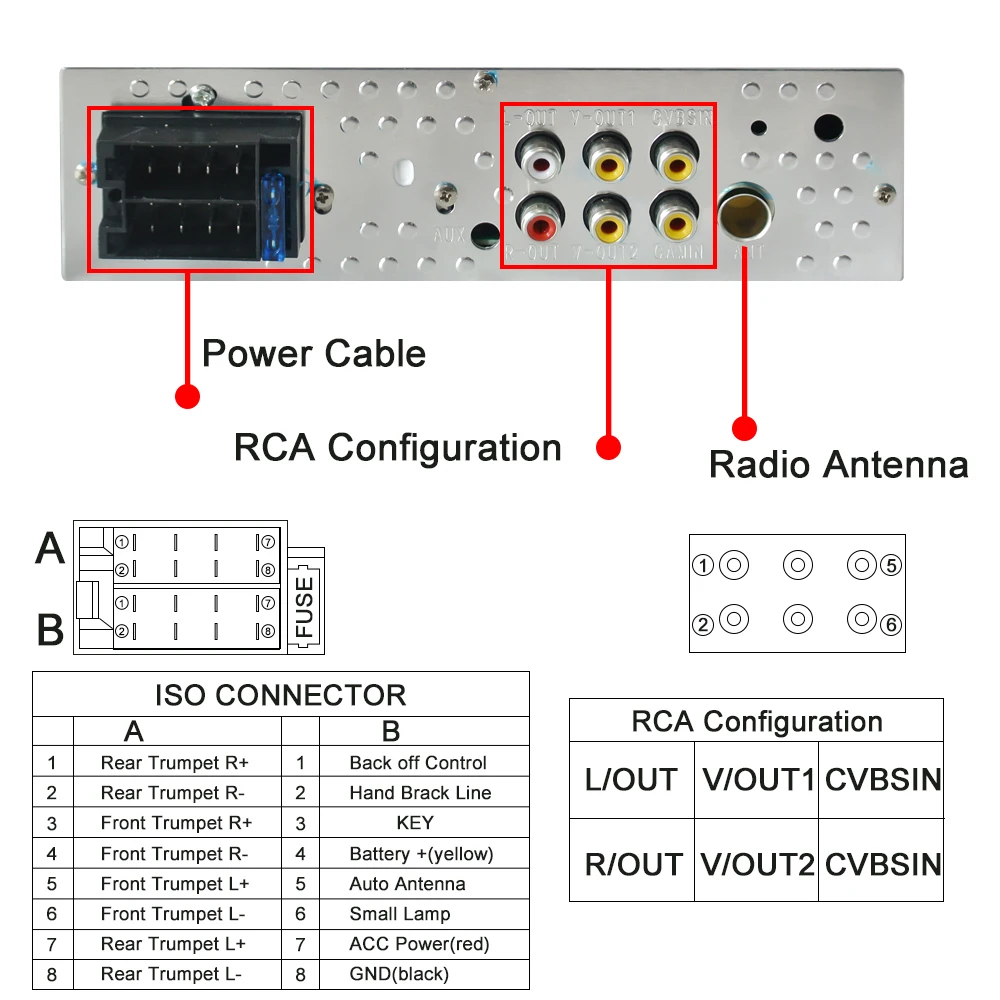 4.1 inch 1 DIN Universal Car Stereo MP3 MP4 Player Multifunctional with USB Car Radio