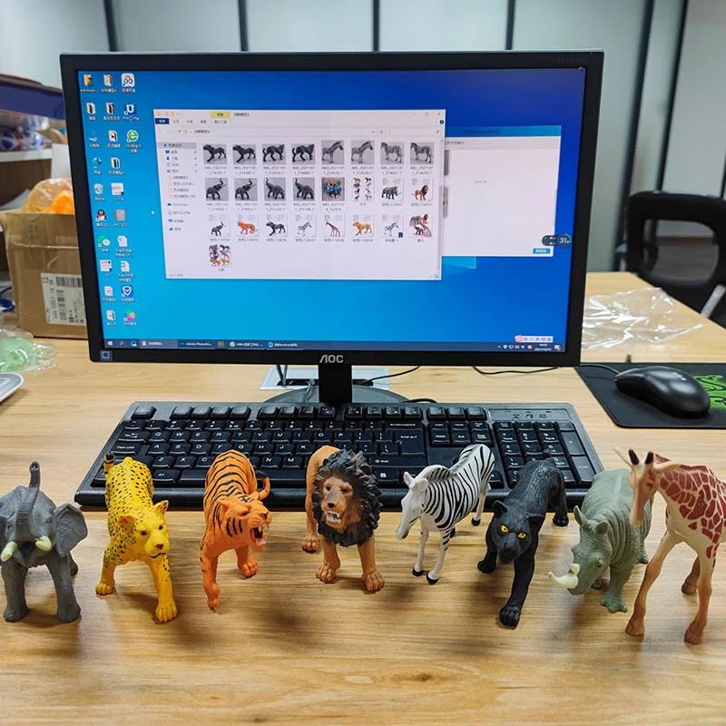 Toy simulation animal model Cognitive Development Intelligence brain-moving boys birthday gift