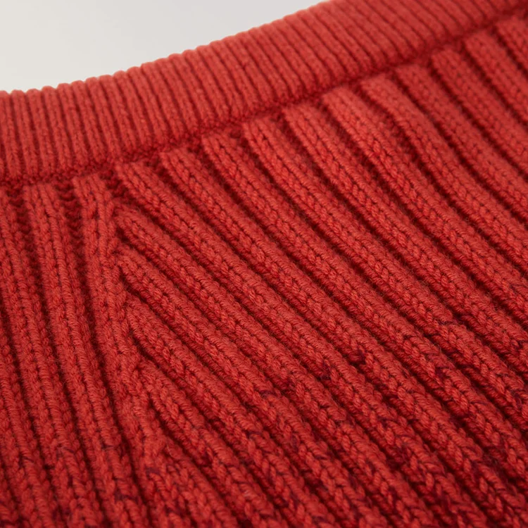 2022 Custom Autumn Spring Knit Ladies Skirt Wool Cashmere Sweater Rib Skirt For Women