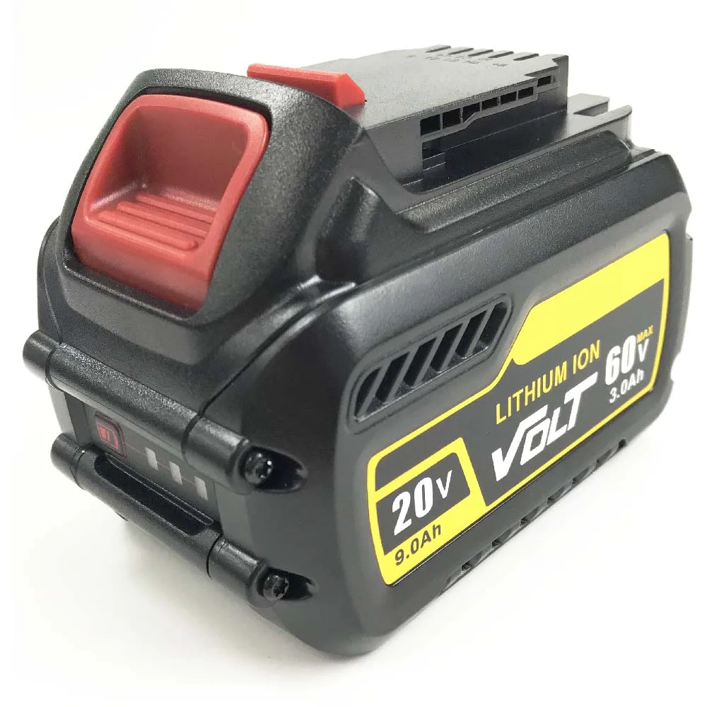 hot sale 20V 9.0Ah MAX Replacement Li-ion Battery for Dewalt 20V/60V DCB606 DCB609 DCB205 DCB204 DCB206 DCB209 DCB182 PowerTool
