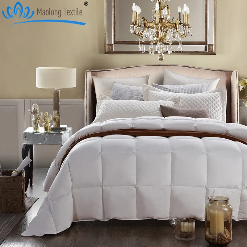
China Supplier White Color Bed Quilt/Comforter Polyester Filling For Hotel Hospital Use 