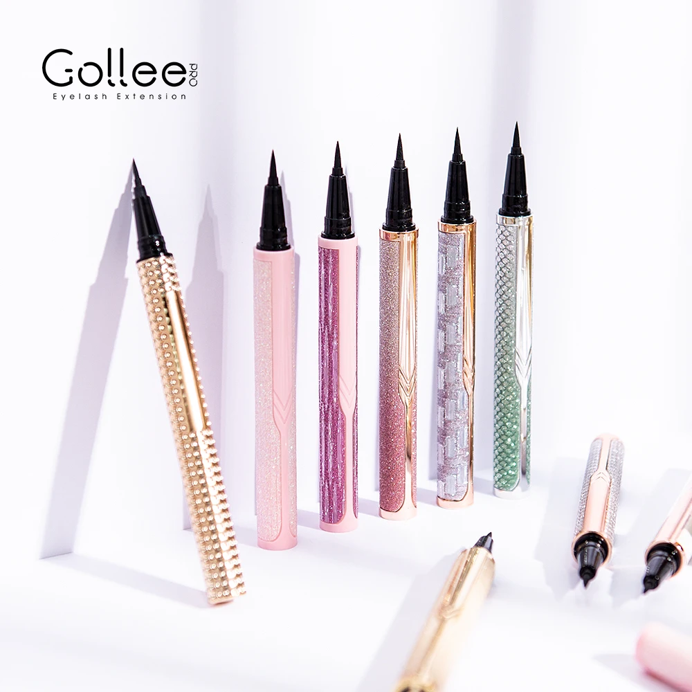 Gollee оптовая продажа магнитные ресницы с прозрачной цветной подводкой для глаз карандаш клей подводка водостойкая