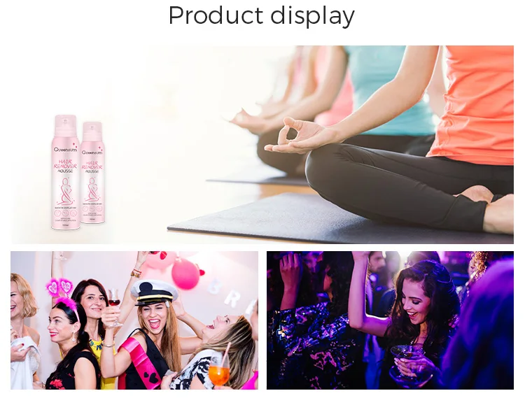 Free samples natural under cover hair removal spray permanent instant hair removing spray