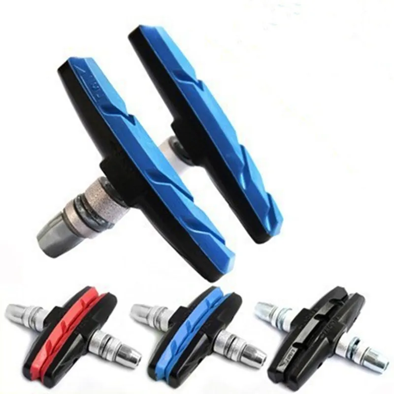Mountain Road Bike Braking V-Brake Holder Shoes Rubber Pads Blocks Durable Parts Bike Accessories