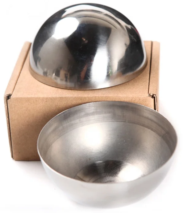 High Quality Dome brushed Bath Bomb Mold 50mm of hemisphere shape
