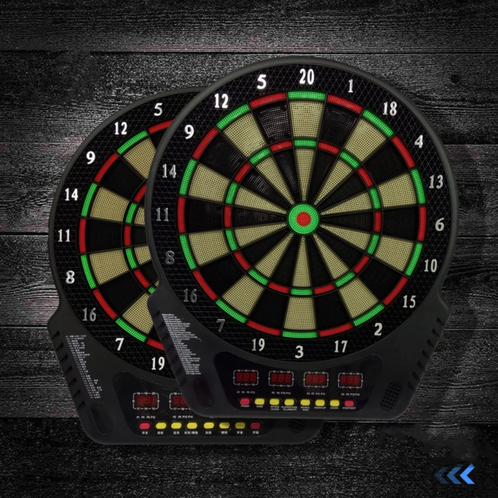 Electronic Dart Board LED Display Automatic Scoring Dartboard Sets for Adults with 6 Darts