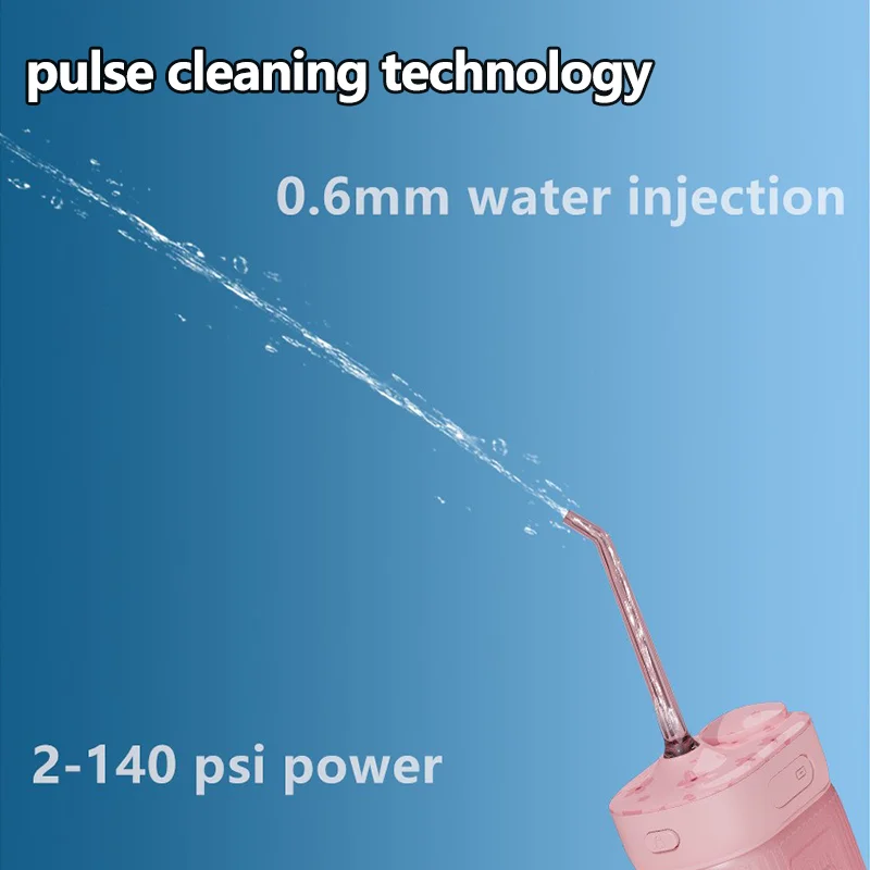 Home Use Mini Power Flossing Tooth Cleaner Care Pick Cordless Water Flosser Teeth Machine Oral Dental Irrigator