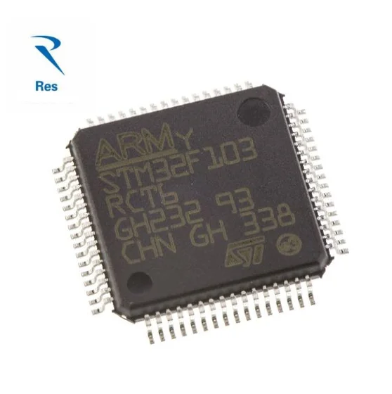 32 bit, Motor control, ARM Cortex-M3, 72MHz, 256KB, 48KB, 64 pin, LQFP  Microcontroller STM32F103RCT6