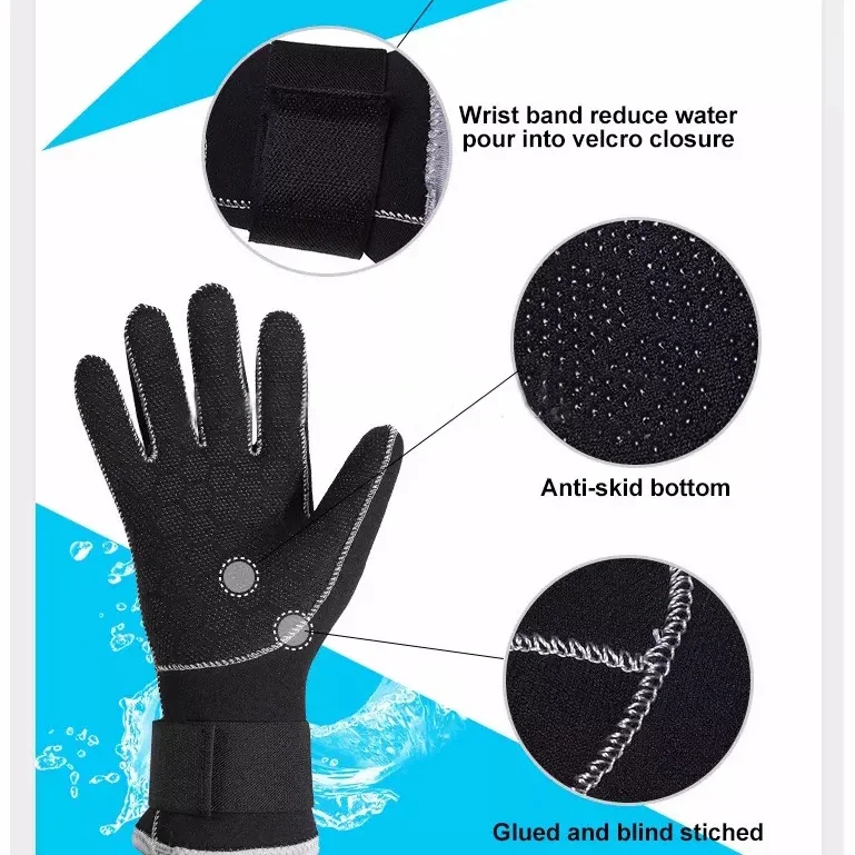 wholesale diving equipment soft neoprene scuba diving gloves