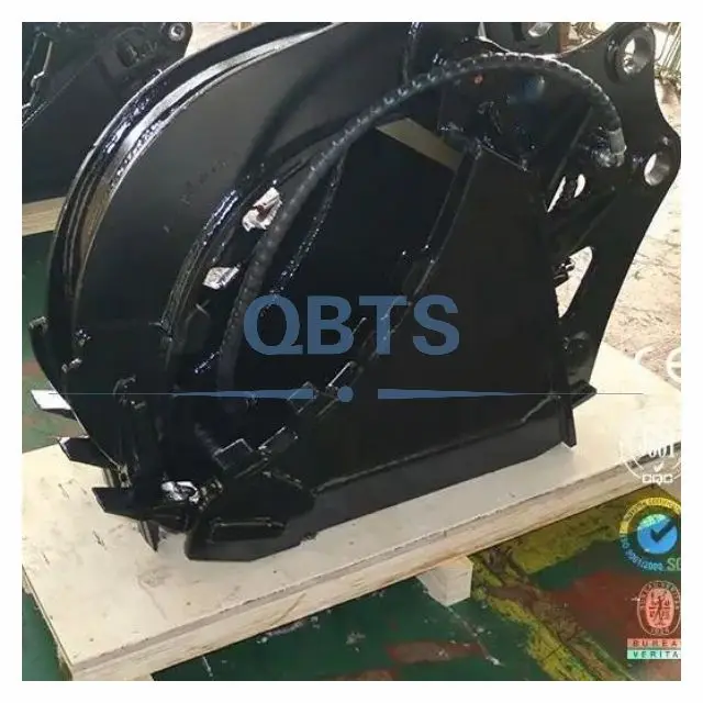 High Quality Crane Clamp Shell Bucket Kobelco SK210LC-8 Excavator Hydraulic Clamshell Bucket for Construction Works