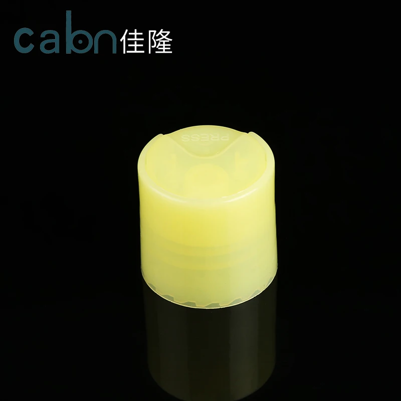 Customized plastic screw disc cap 24/410 pink disc top cap for liquid bottle