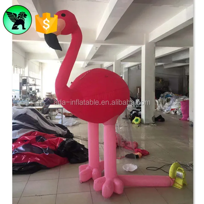 2.5m High Giant Inflatable Bird Customized Flamingo for Event