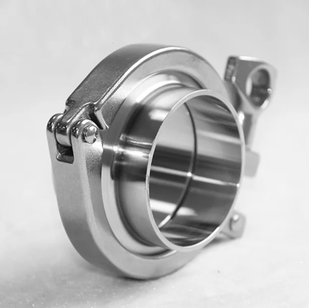 XB sanitary Stainless Steel Tri Clamp Ferrule Union Set (2x Weld Ferrule + 1 x Clamp + 1 x Gasket)