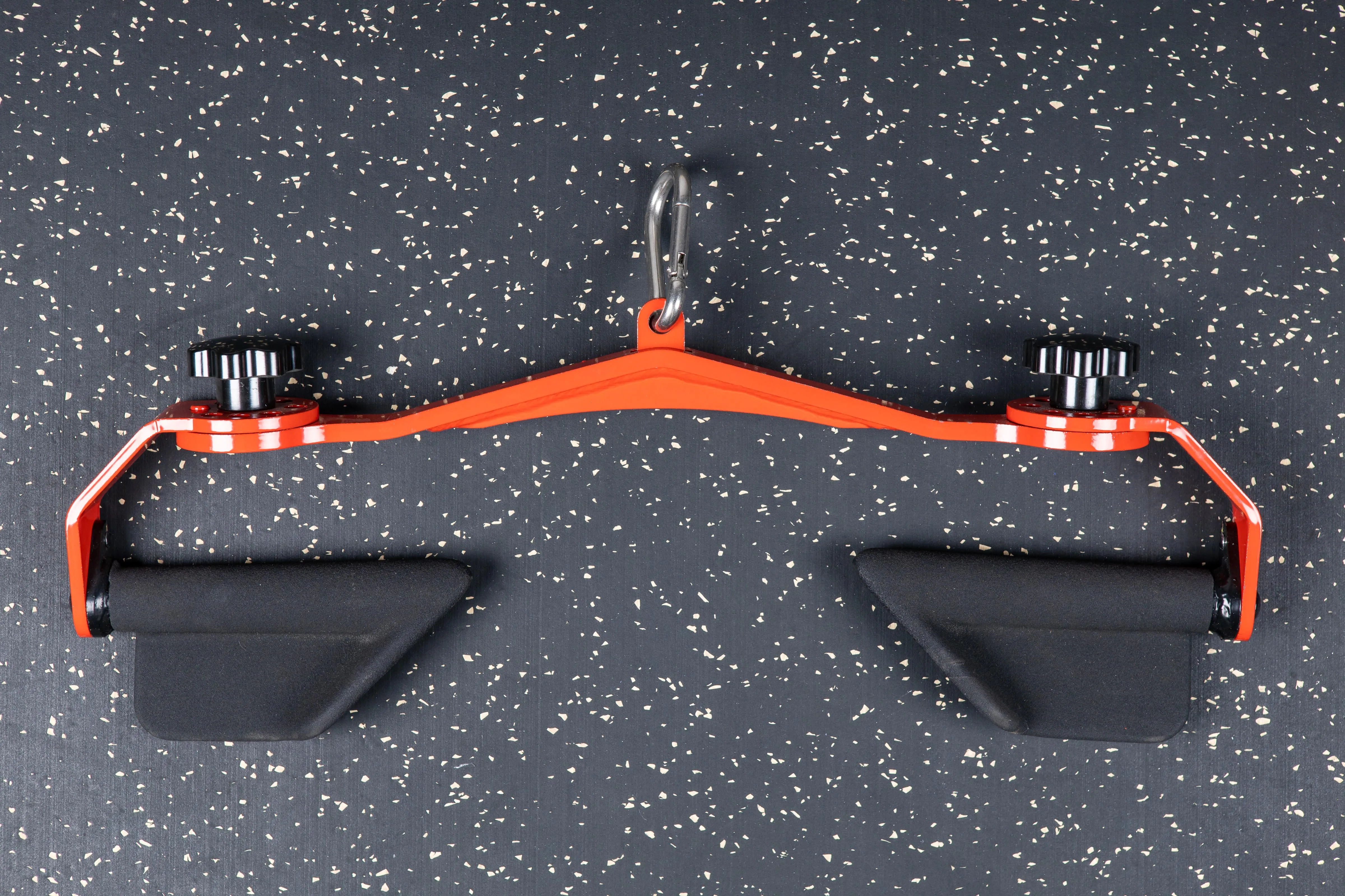 LDH - Gym Lat Pulldown Attachments Straight Pull Down Bar Double D Row Handle V-Shaped Cable Machine Attachment