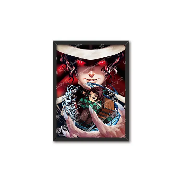 242 Designs 3D Poster Lenticular Flip  Anime Dragon Ball Demon Slayer One Piece Narutos Marvel 3D Anime Poster