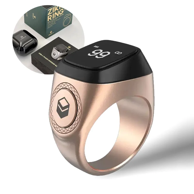 Muslim prayers tally counter reminder five daily prayers tasbeeh smart tasbih zikr ring