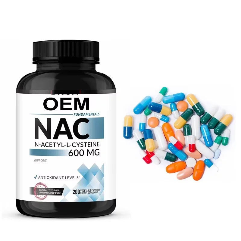 OEM Private Label Herbal Supplement N-acetyl L-Cysteine NAC capsules /NAC Supplement