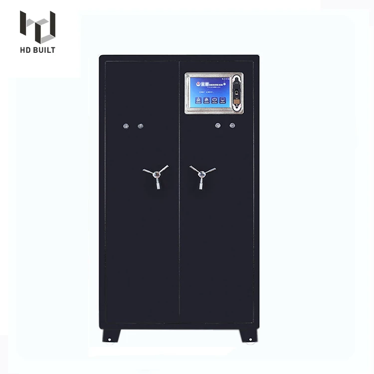 Intelligent Tall Heavy-Duty Large Gun Safe Cabinet Biometric Gun Cabinet with Adjustable Shelves for Home