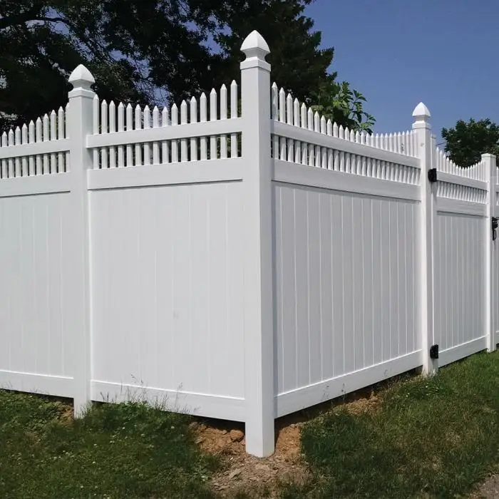 High Quality Wholesale Easy to Assemble Anti-UV Outdoor PVC Vinyl PVC Privacy Fence