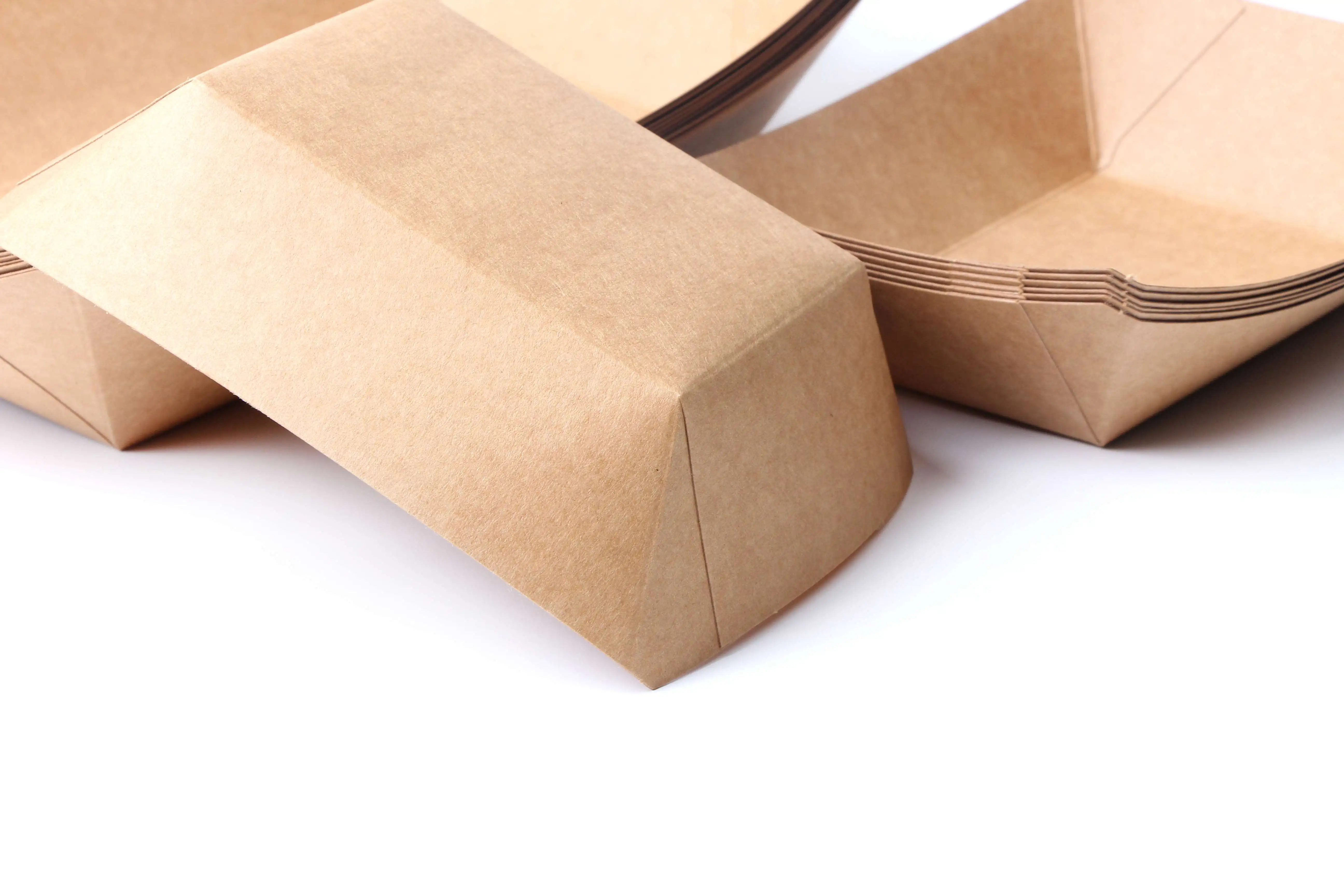 Eco-Friendly & Fashionable: 2024 Wholesale Kraft Paper Boat Containers for All Your Take-Out Needs