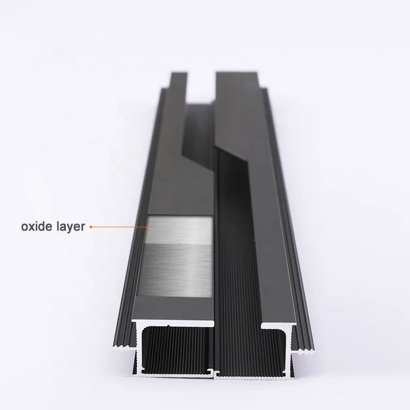 Ceeinart Light Luxury Handle Non Slotted Style Edge Sealing Handle Aluminum Alloy Profile Kitchen Door Handle with High Quality