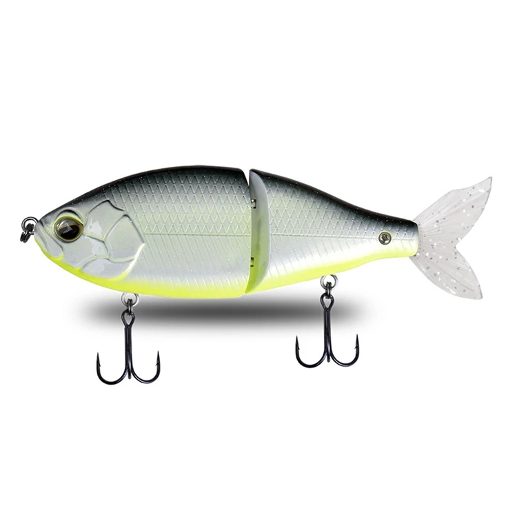 RUNTOO 56g 15cm 3D Paint Sinking Wobbler Stick Bait Long Cast Multi  Lifelike 3d Eyes Bionic Double Segmen Jointed Fishing Lures