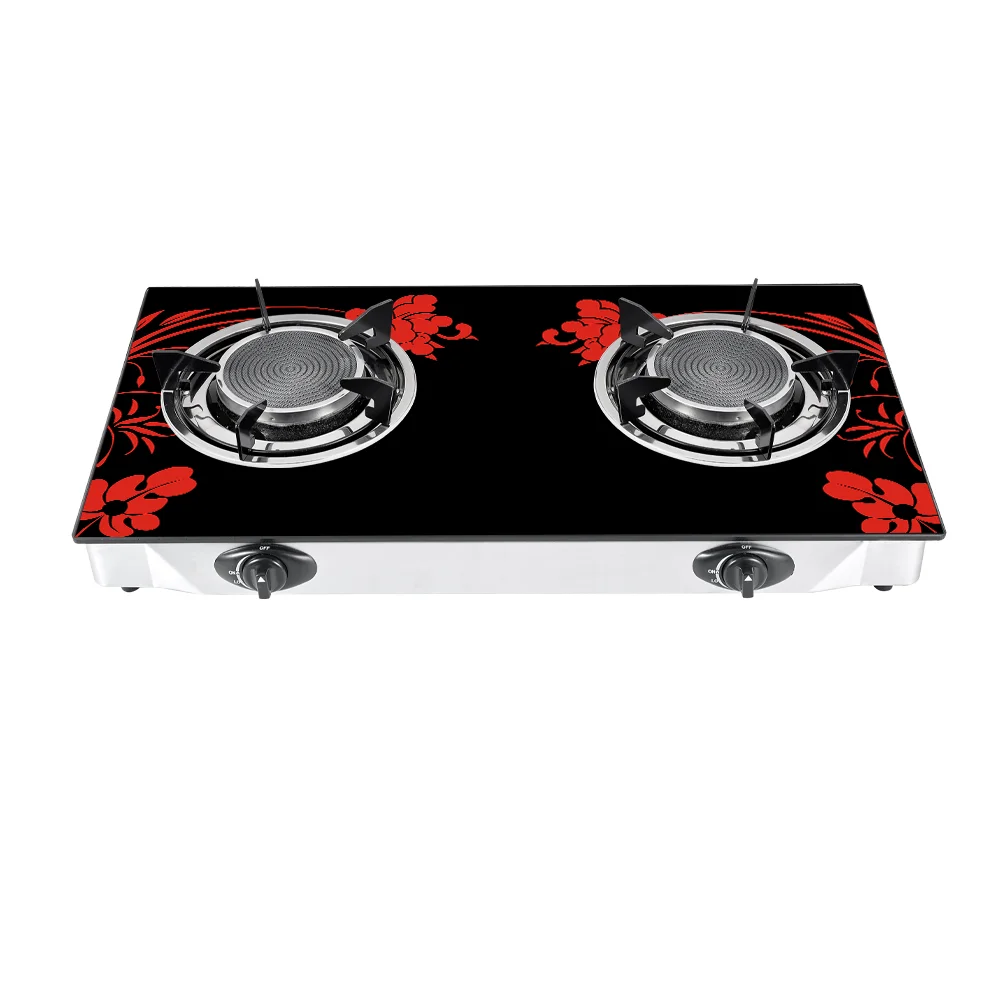 Взрывозащищенное стекло для помещений с 2 горелками инфракрасная газовая плита стеклянная