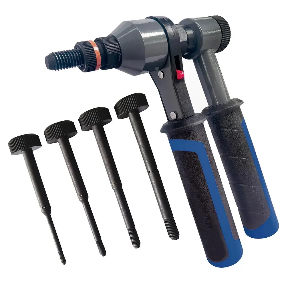 Heavy-Duty Ratchet Tool Hand Rivet Nut Gun Manual Nut Setting Tool Mandrels M5,M6,M8,M10,M12