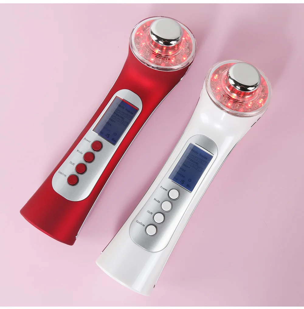 EMS RF photon Face shaping wrinkles remove beauty Device massager products cosmetic instrument red light therapy