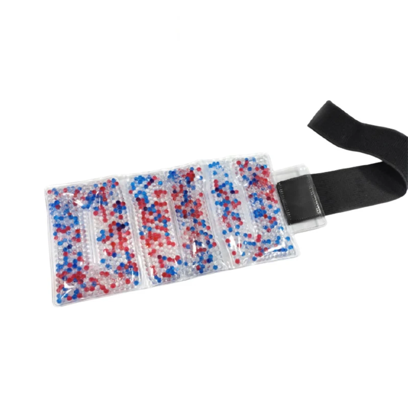 ice pack  reusable hot and cold neck wrap pack with adjustable strap for neck waist