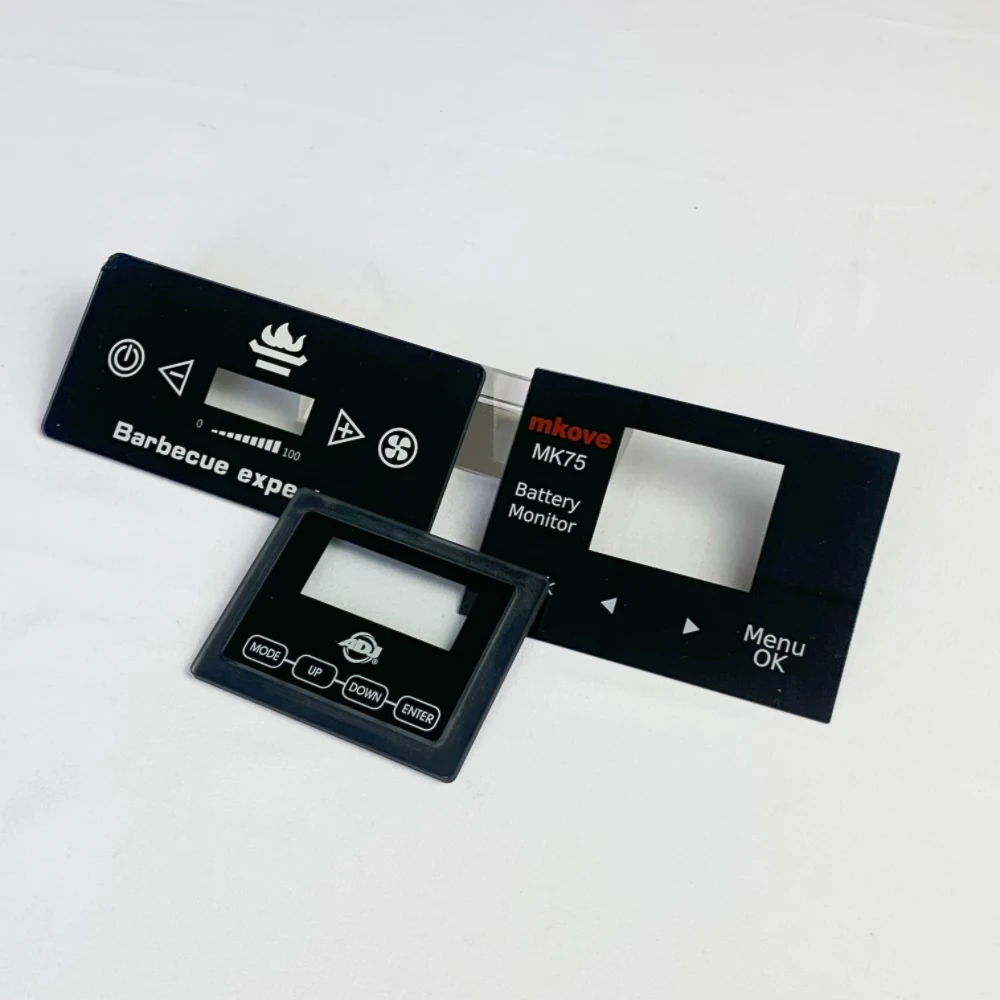 Hot selling 2mm 3mm Luxury Touch Button Touch Switch Glass For Custom Multimedia Equipment Panel Covers