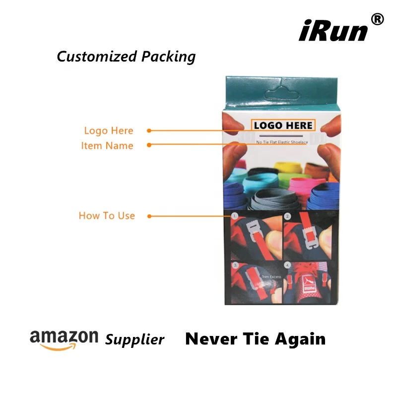  IRun нескользящие шнурки для бега рабочая обувь синие плоские эластичные шнурки-ленивые незавязанные с якорем-принимаем заказы на заказ