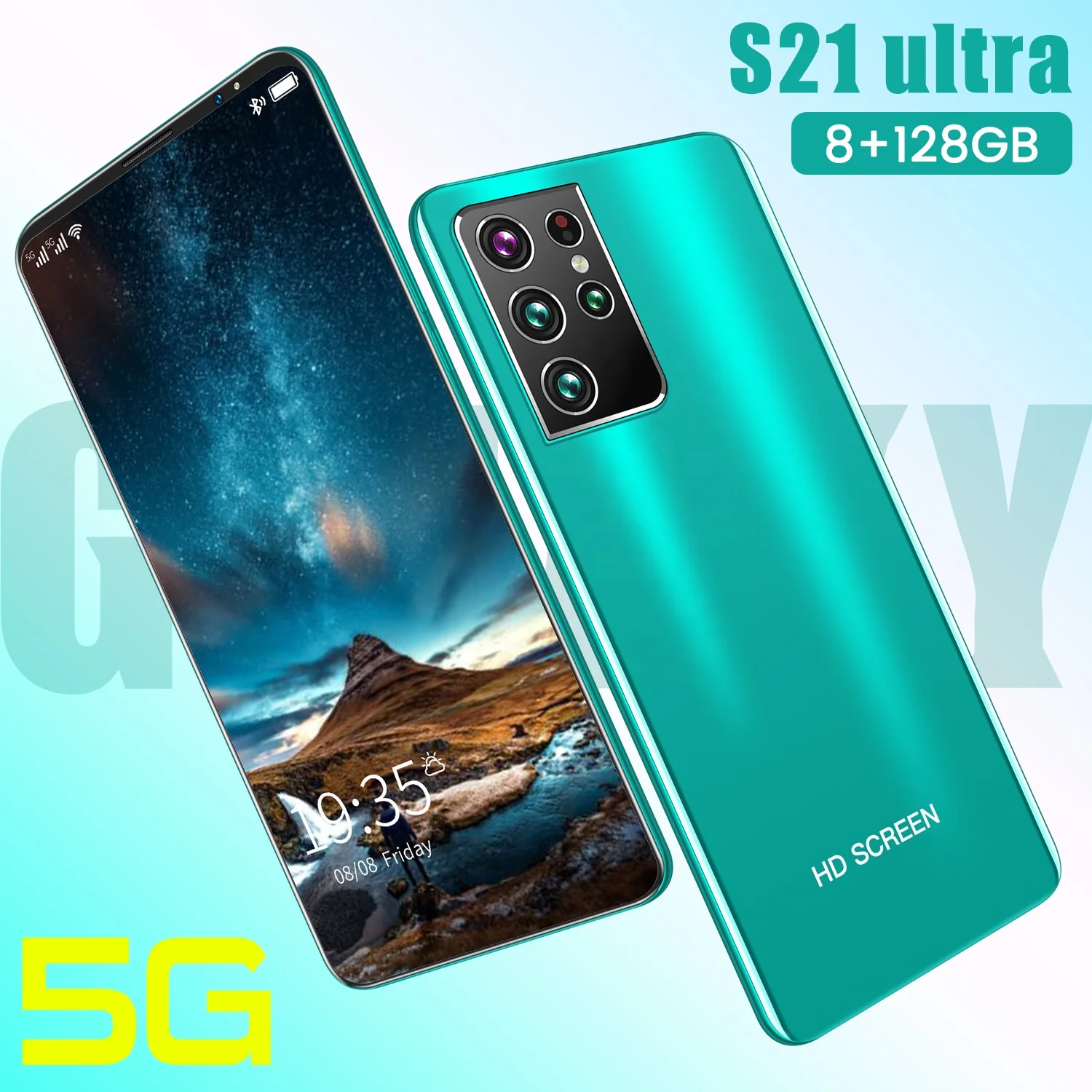 Смартфон S21 ultra 5 дюйма 10 0 8 + 128 ГБ 4800 мА ·