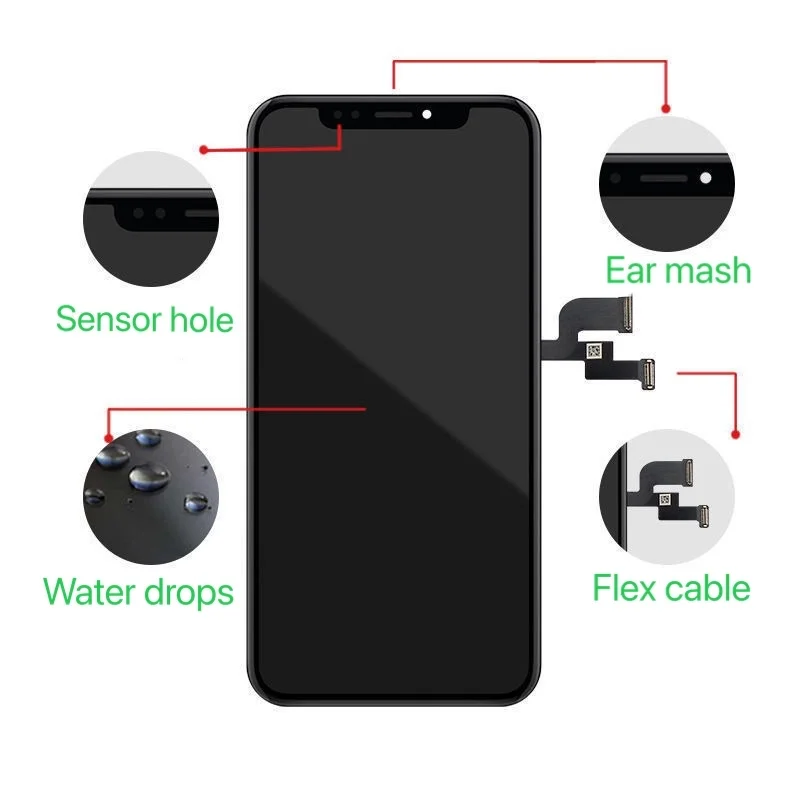 
Wholesale new arrival OLED GX LCD screen for Iphone XS MAX GX OLED LCD screen 