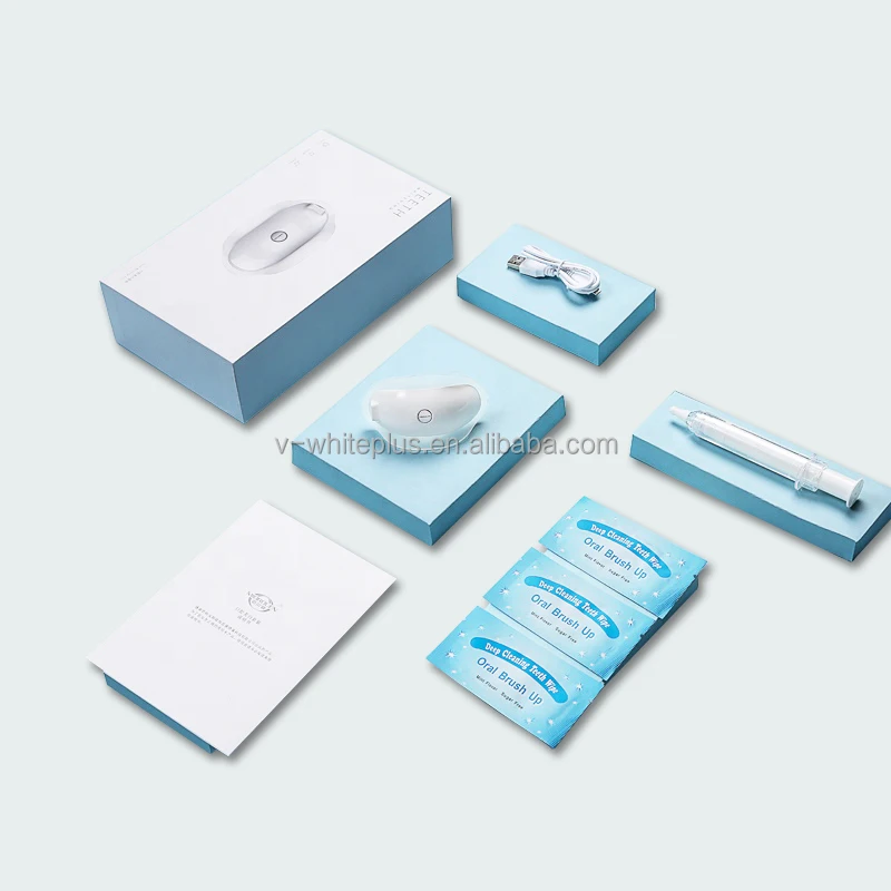 Оптовая продажа OEM Dental Home 2022 УФ беспроводной usb набор для отбеливания зубов с личным логотипом профессиональный светодиодный