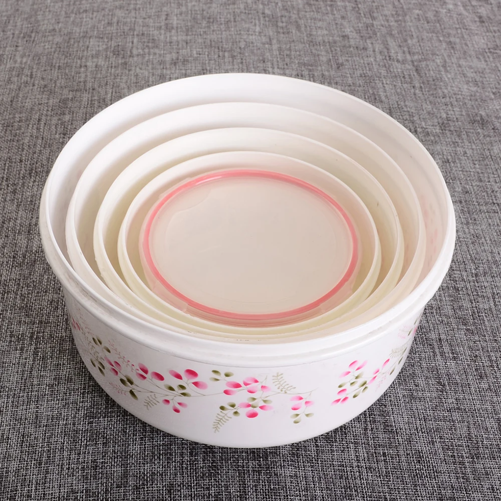 4 pcs per set  PP Plastic food container /plastic food box Plastic kitchenware for food warm