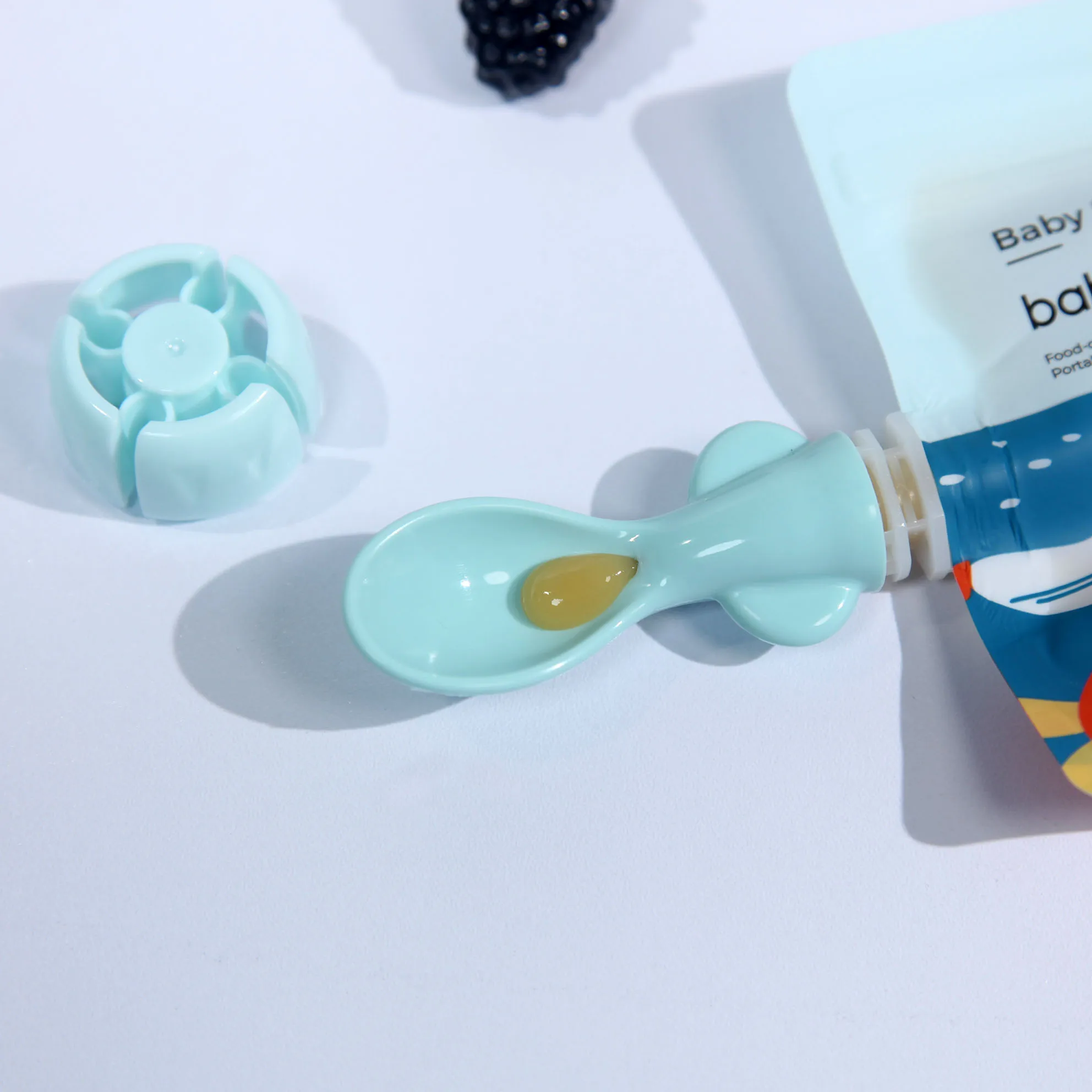 Bpa Free Refillable Liquid Plastic Pouches Stand Up Spout Custom Wholesale Reusable Squeeze Baby Food Pouches