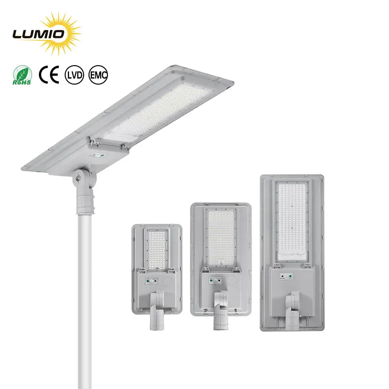 Street Solar lights with long cable 180w 240w Adjustable Angle solar street light outdoor public lighting