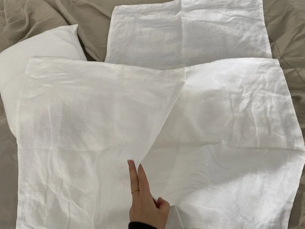 Eco-friendly Oeko Tex French Raw Flax Natural Crepe Plain Reactive Dyed Extra 110 inch wide width Bedding Curtain Linen Fabric