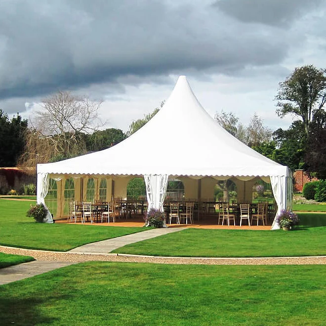 Accept Customized White PVC Gazebos Luxury Outdoor Event Exhibition Marquee Pagoda Party Wedding Festival Tent