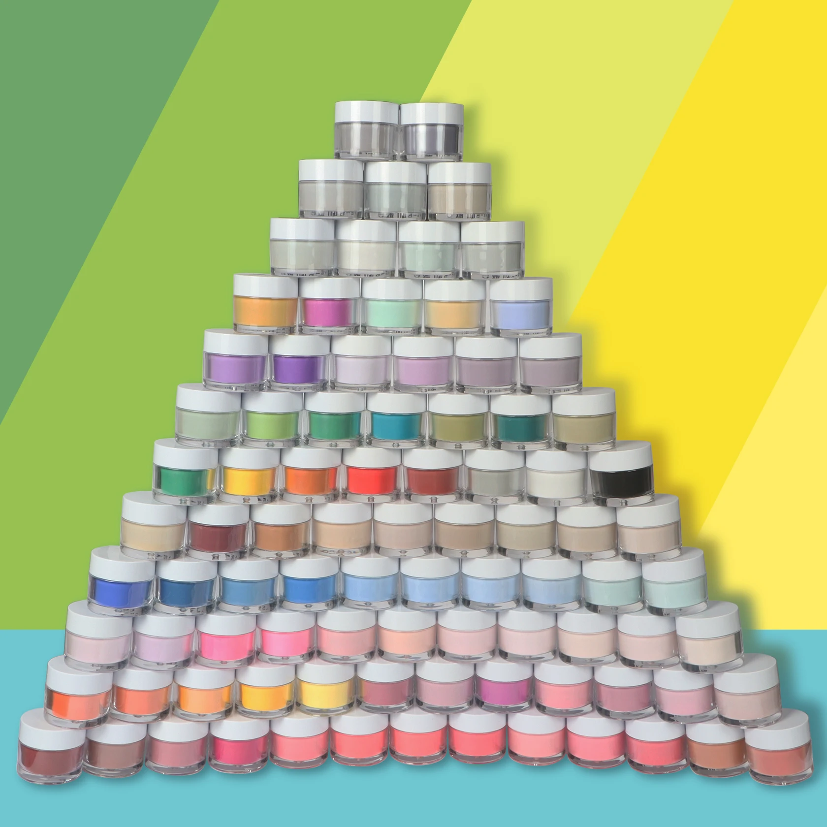  One Color Bottle Free Shipping private label 90 colors nail acrylic powder dipping
